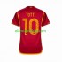 Camisola AS Roma Totti 10 Homem Equipamento Primeiro 2023-2024 Manga Curta